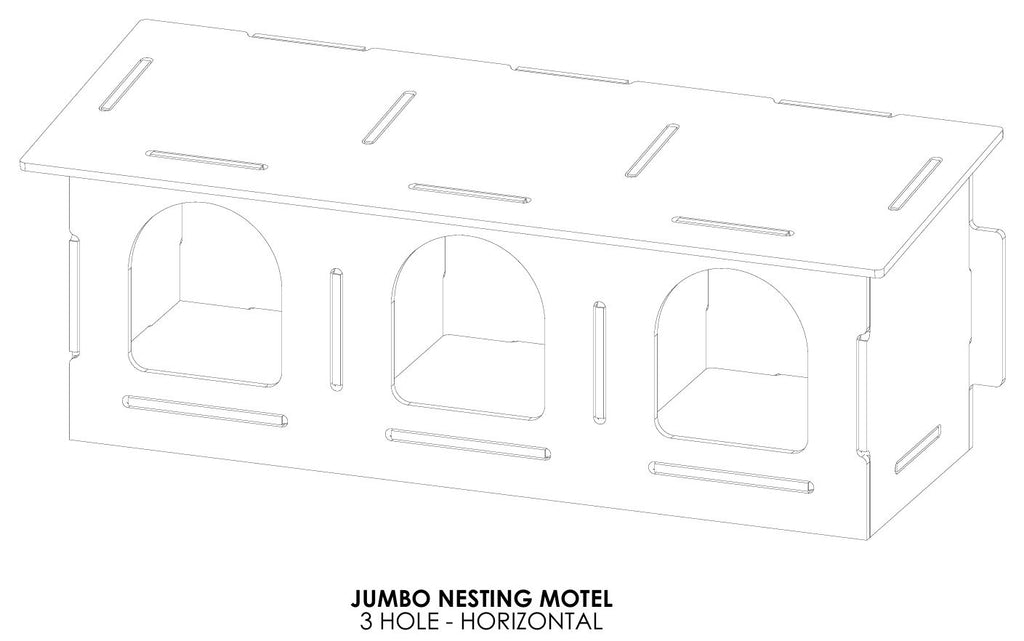 Jumbo 3-Hole Poultry Nesting Box Kit