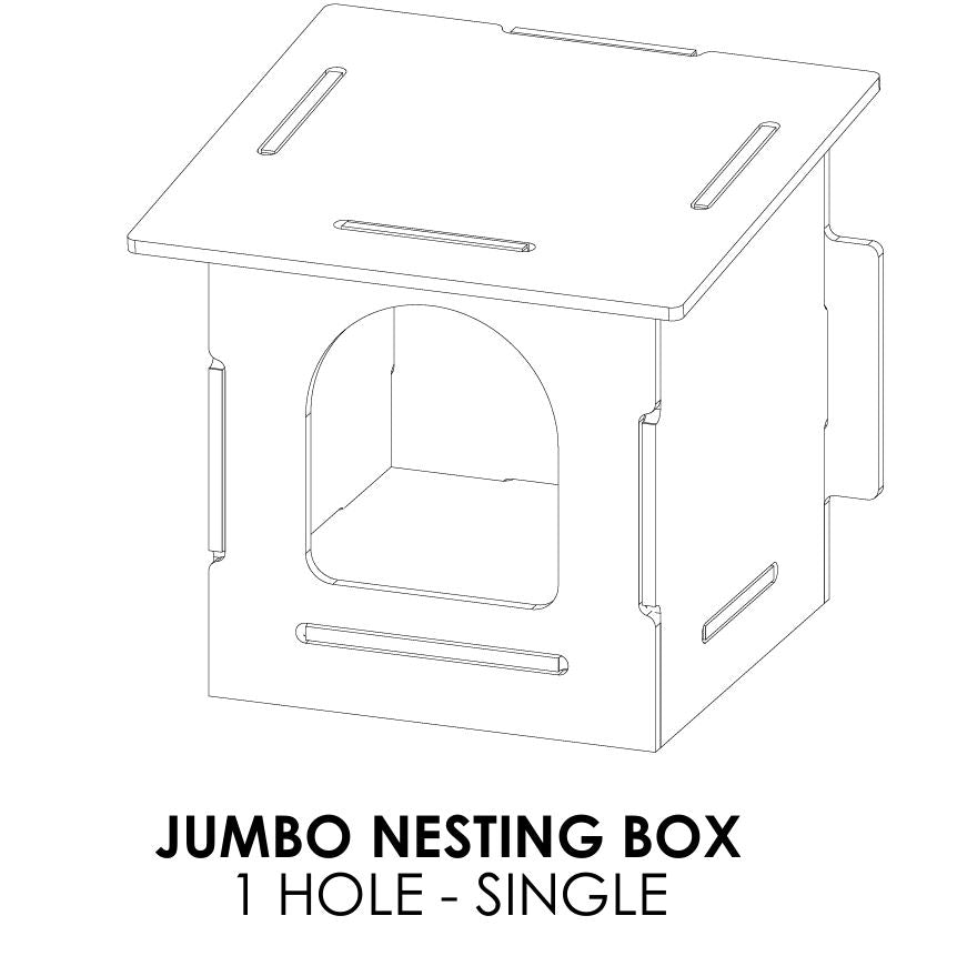 Jumbo Single-Hole Poultry Nesting Box Kit