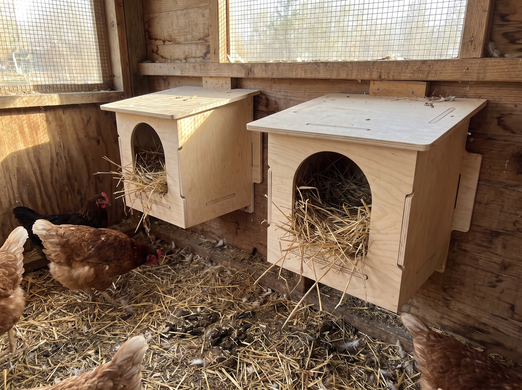 Jumbo Single-Hole Poultry Nesting Box Kit