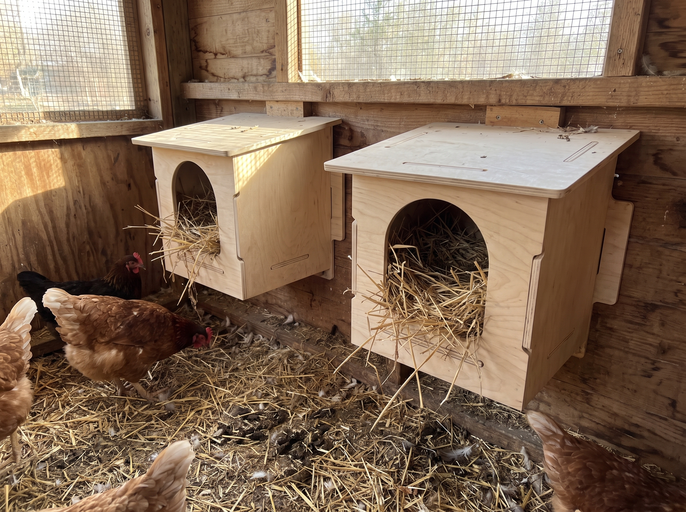 Jumbo Single-Hole Poultry Nesting Box Kit